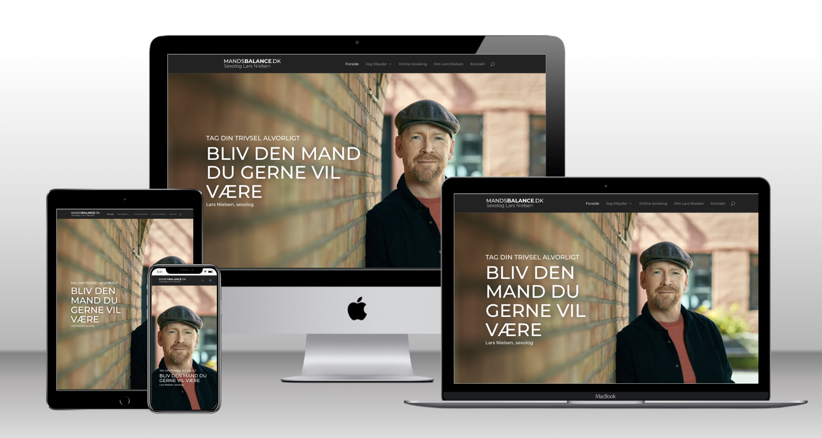 TV-Glads hjemmeside designet af Bolette Obbekær