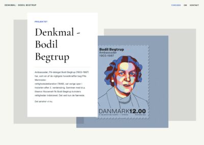 Case: Hjemmeside fra Bolette Obbekær til Cristine Storm