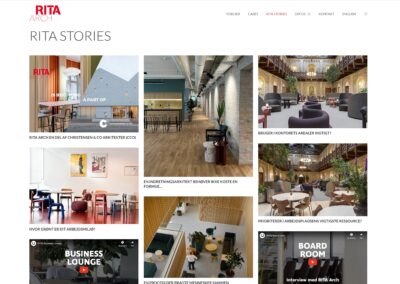 Case: Hjemmeside fra Bolette Obbekær til RITA Arch